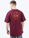 Brixton Stith T-Shirt - Burgundy/Red