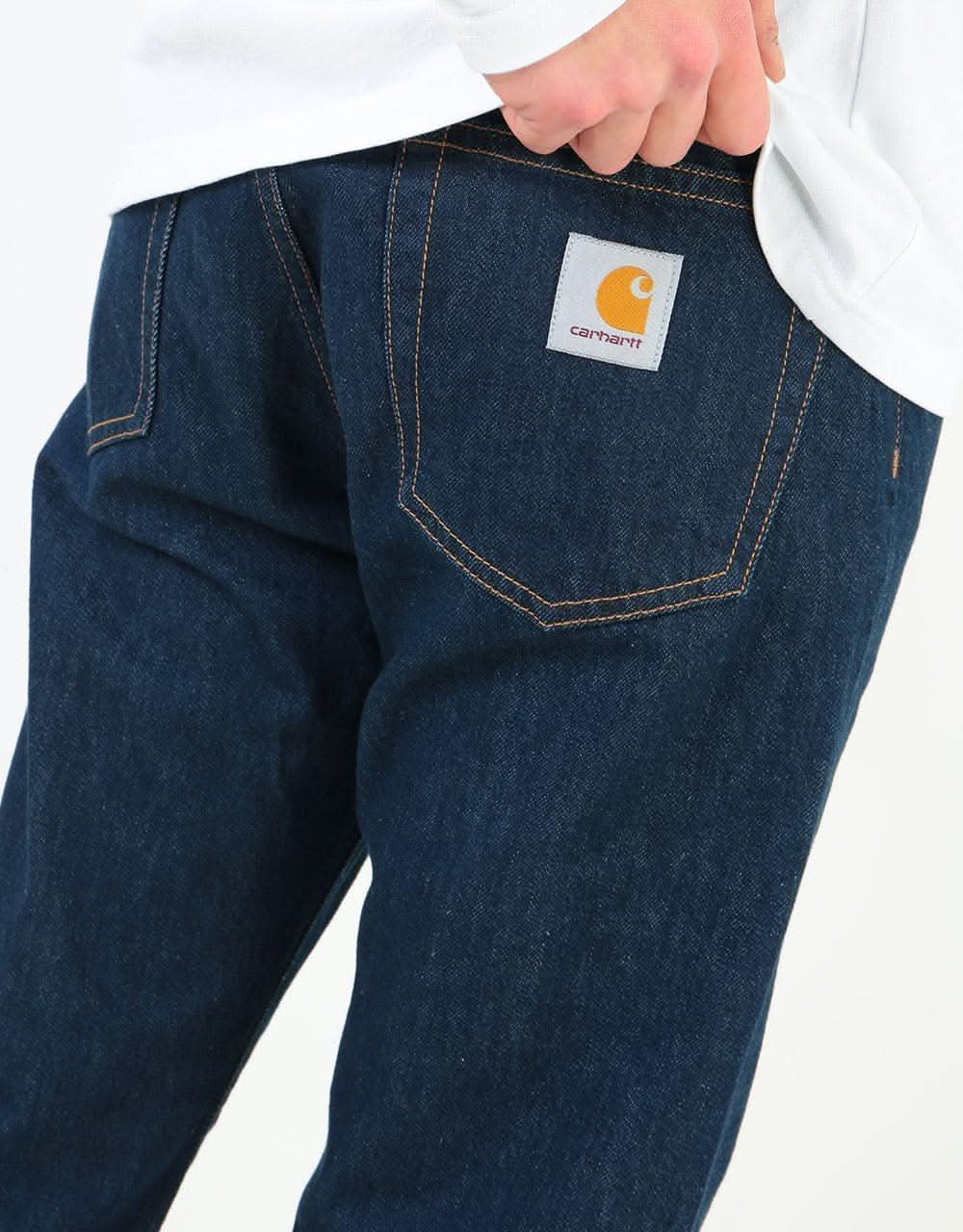 Carhartt WIP Pontiac Pant - Blue (Rinsed)