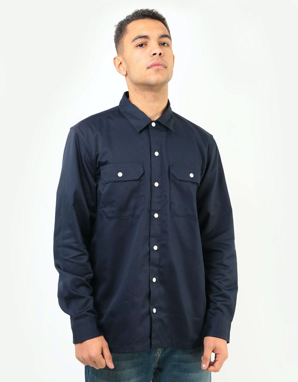 carhartt master shirt navy