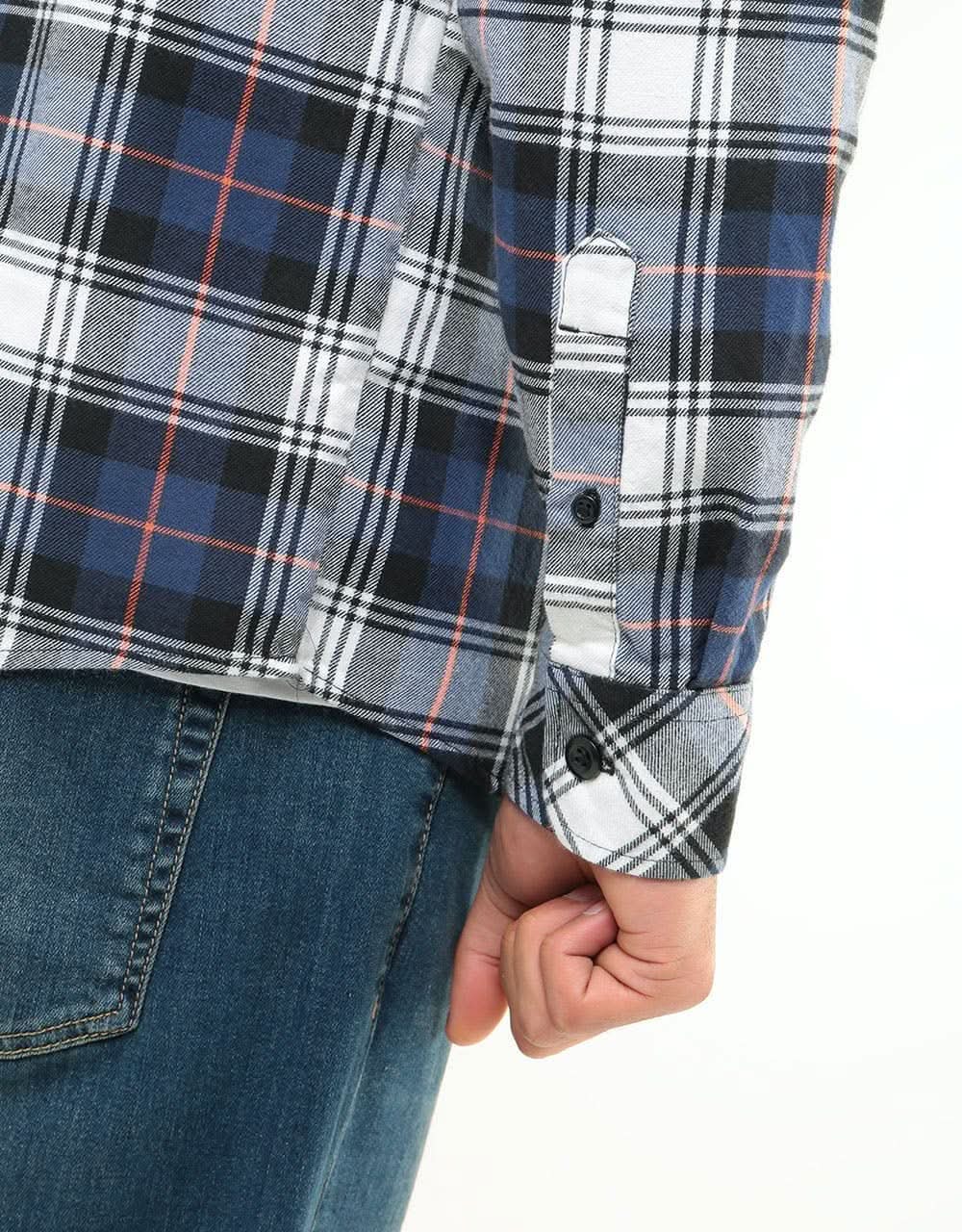 Carhartt WIP L/S Bostwick Shirt - (Bostwick Check) Blue