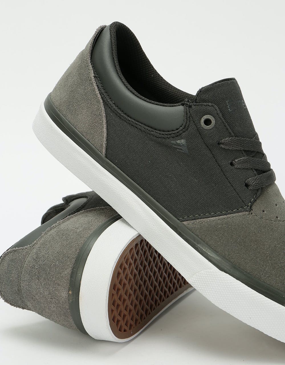Emerica Alcove Skate Shoes - Grey/Grey