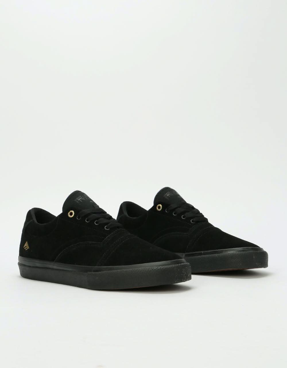 Emerica Provider Skate Shoes - Black/Black/Gum