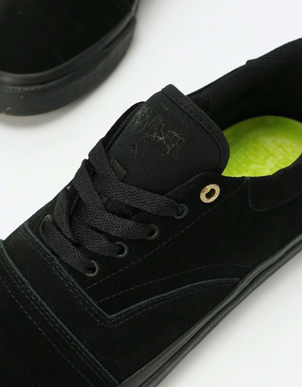 Emerica Provider Skate Shoes - Black/Black/Gum