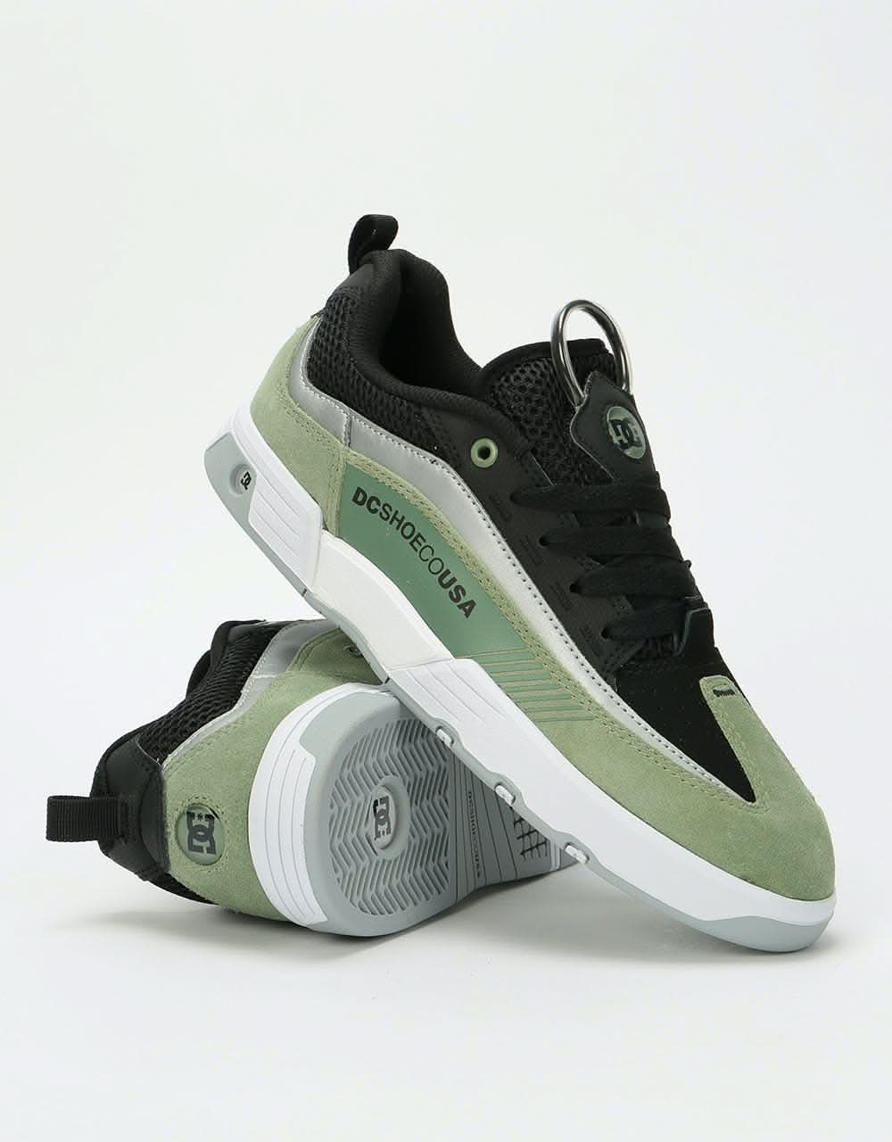 DC Legacy 98 Slim SE Skate Shoes - Olive/Black