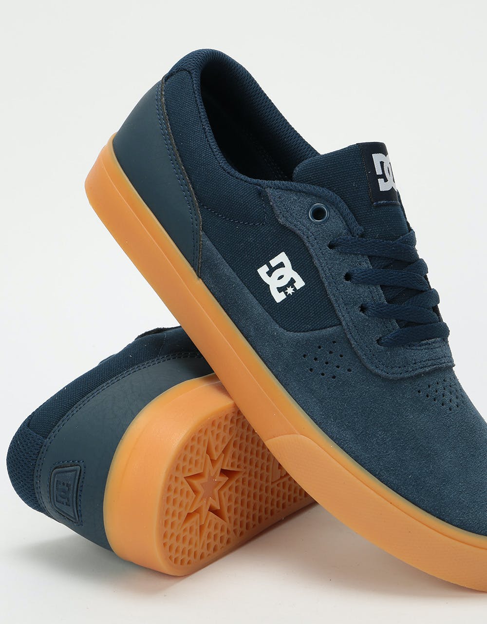 DC Switch Skate Shoes - Navy/Gum