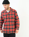 Emerica Pendleton L/S Flannel Shirt - Red/Navy