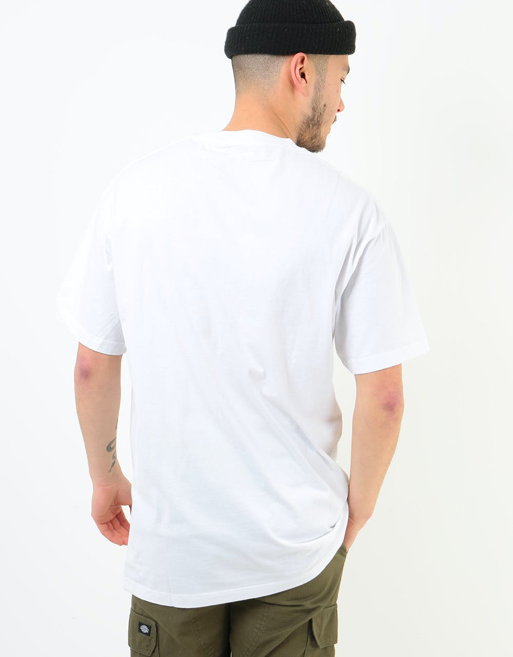 éS Split Block T-Shirt - White