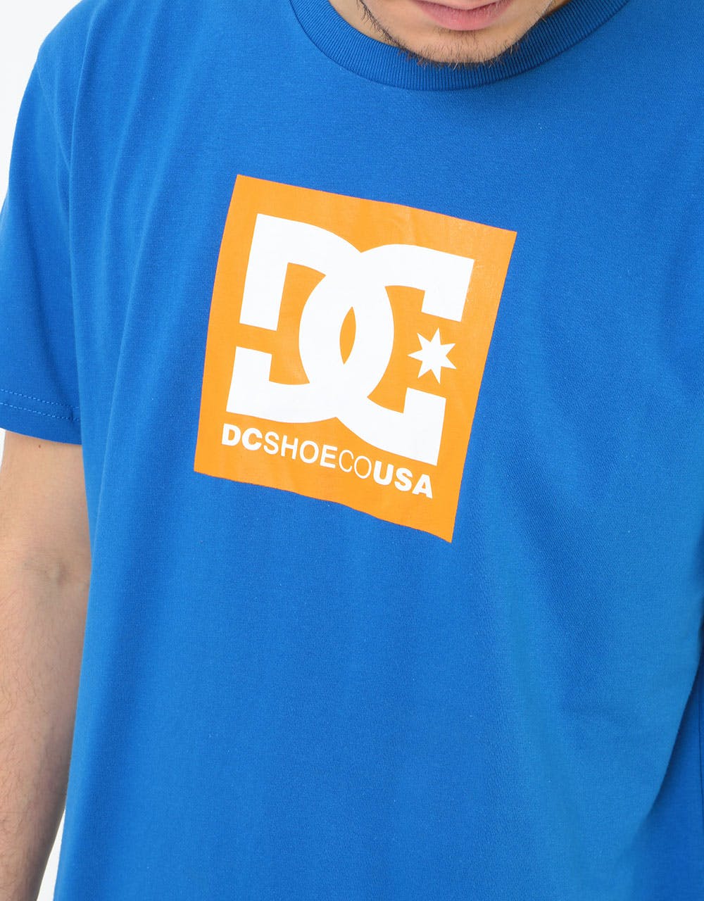 DC Square Star T-Shirt - Nautical Blue/Orange Popsicle