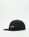 Butter Goods Badge 6 Panel Cap - Black