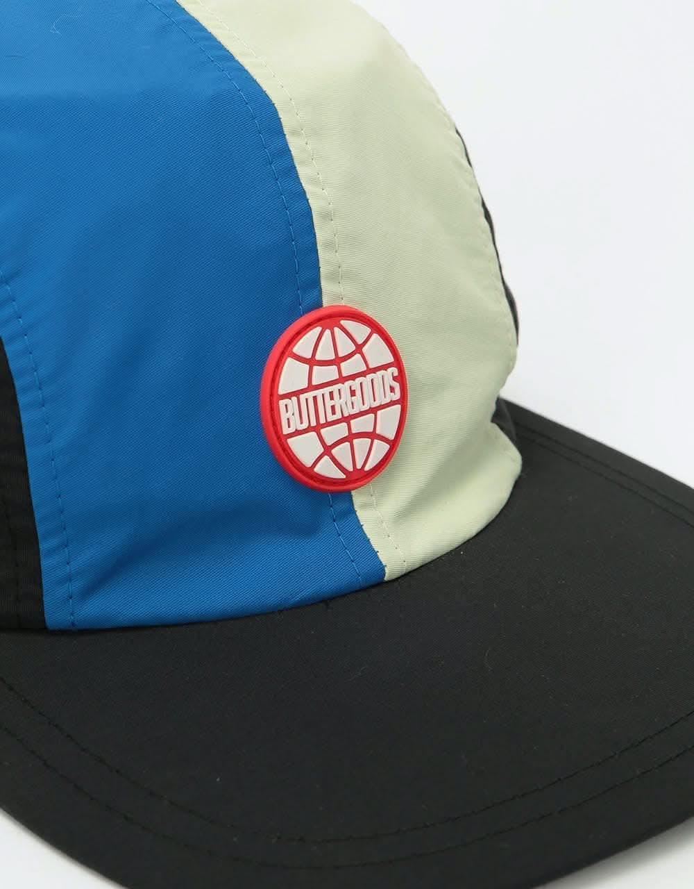 Butter Goods Foley Camp Cap - Black/Royal/Cream