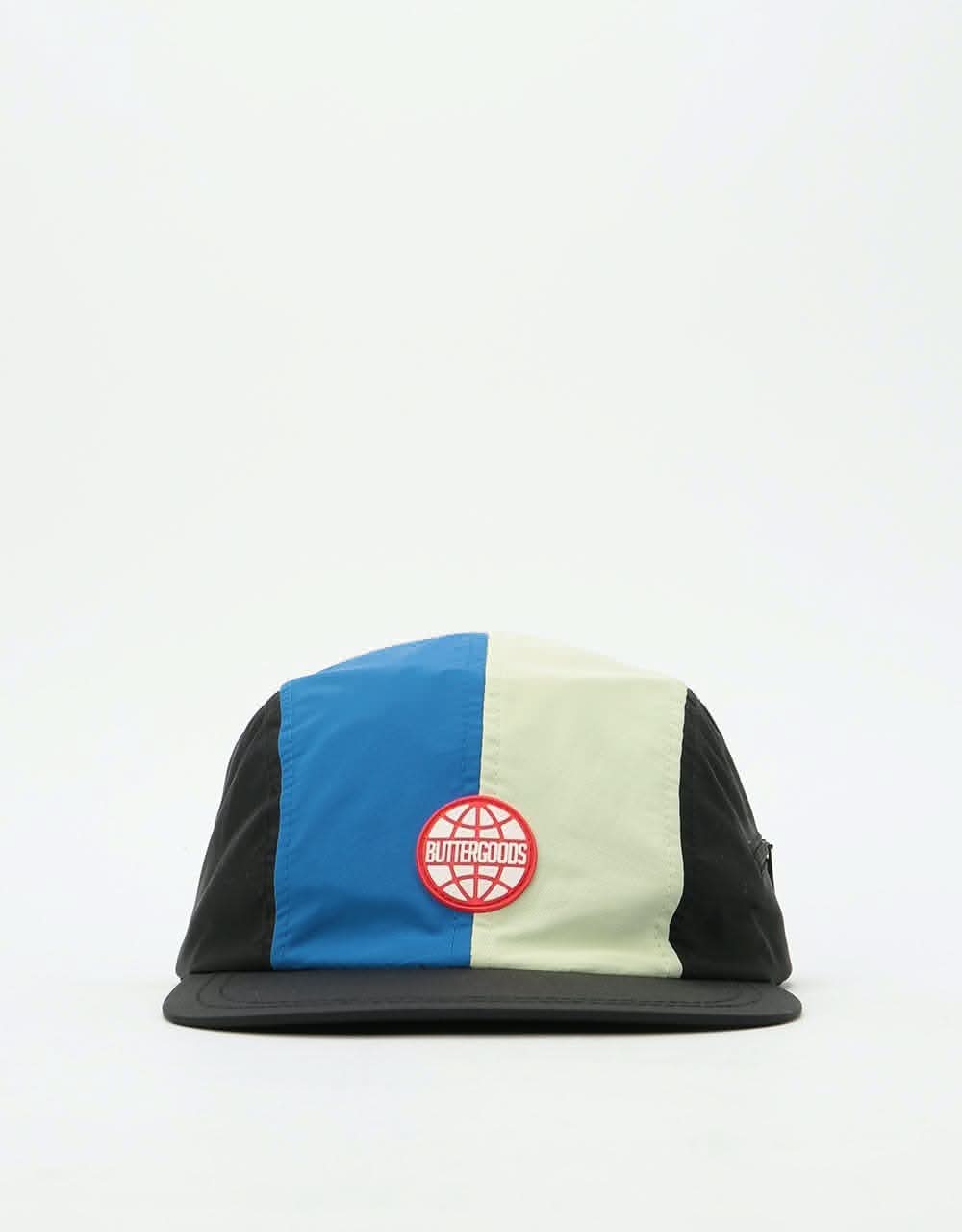 Butter Goods Foley Camp Cap - Black/Royal/Cream