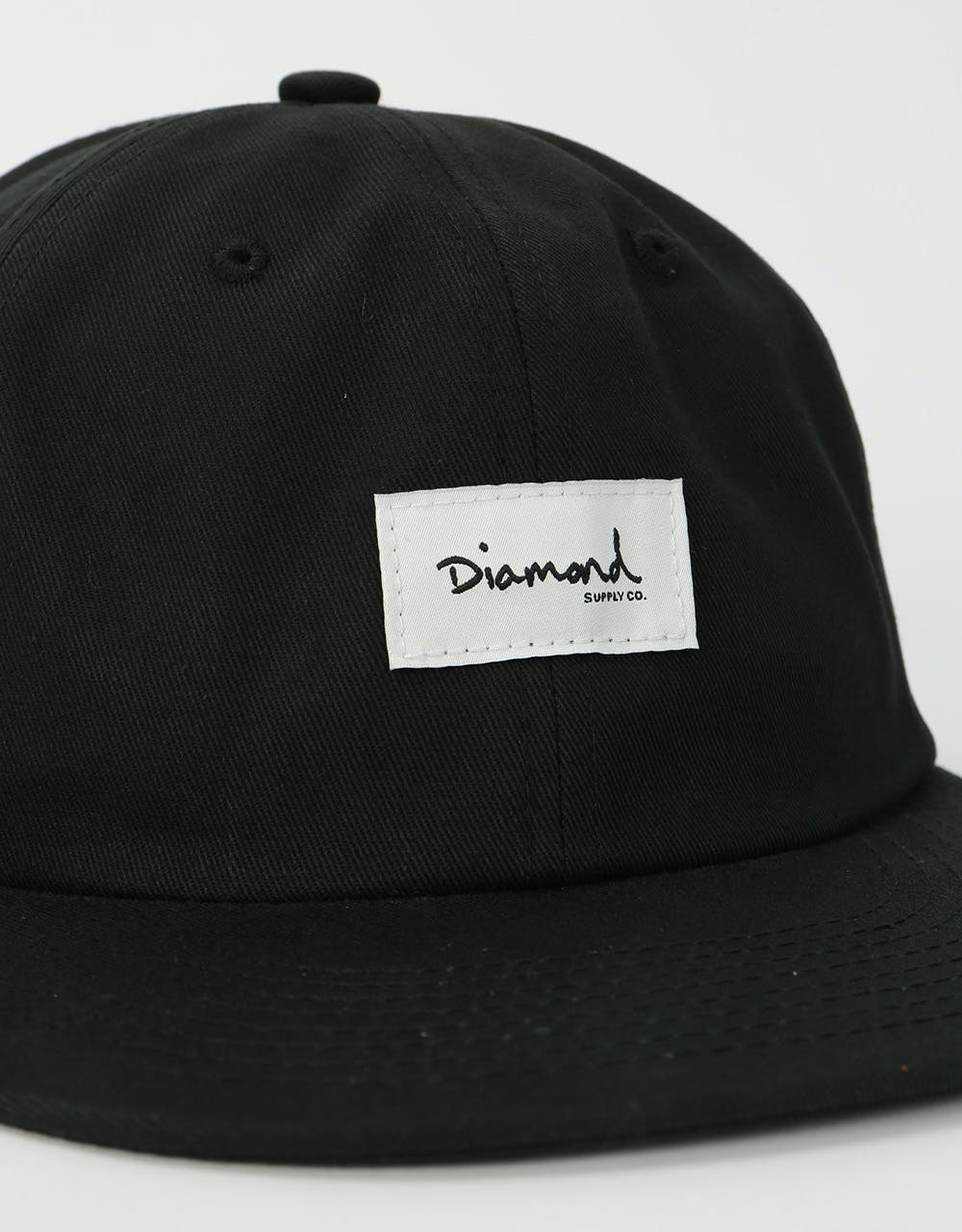 Diamond Supply Co. OG Script 6 Panel Cap - Black