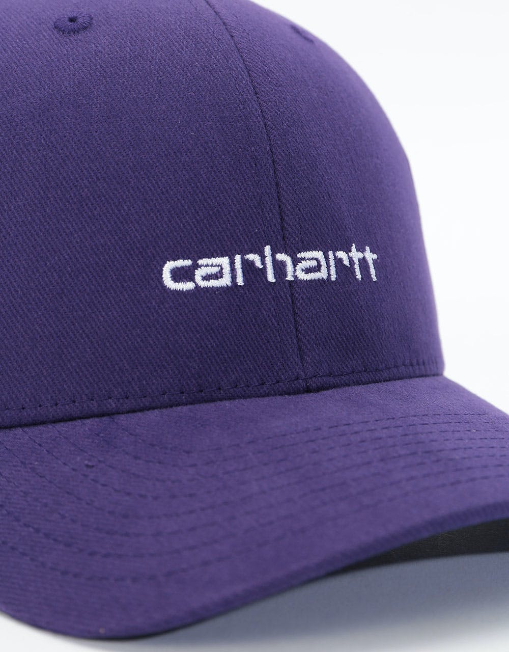 Carhartt WIP Script Cap - Royal Violet/White