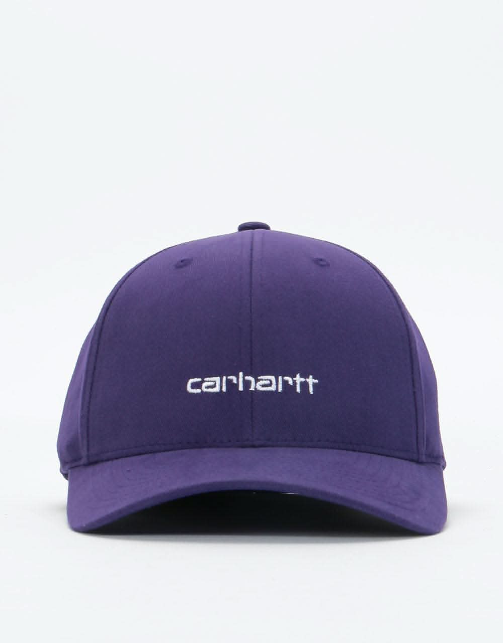 Carhartt WIP Script Cap - Royal Violet/White