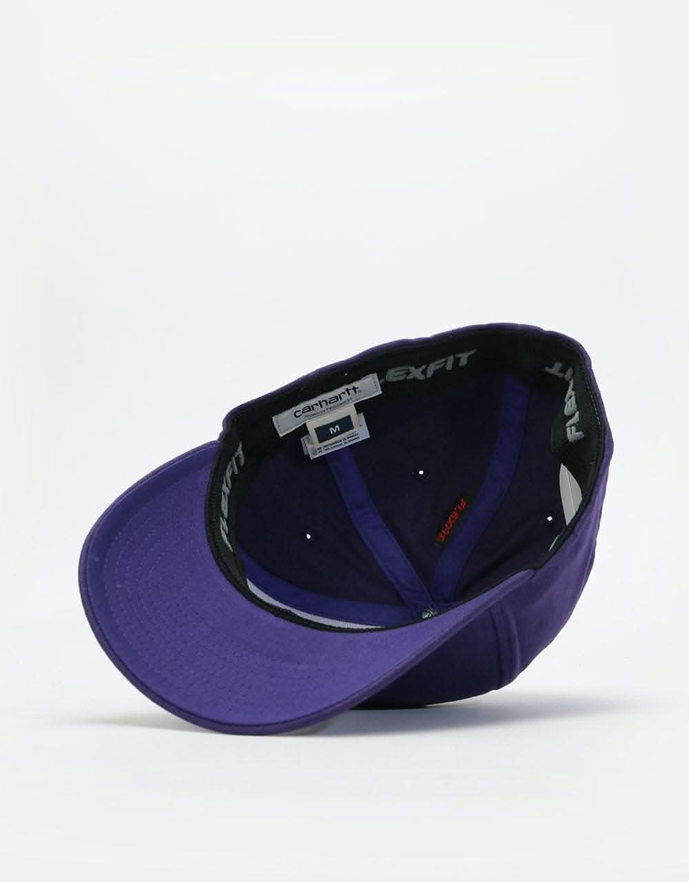 Carhartt WIP Script Cap - Royal Violet/White