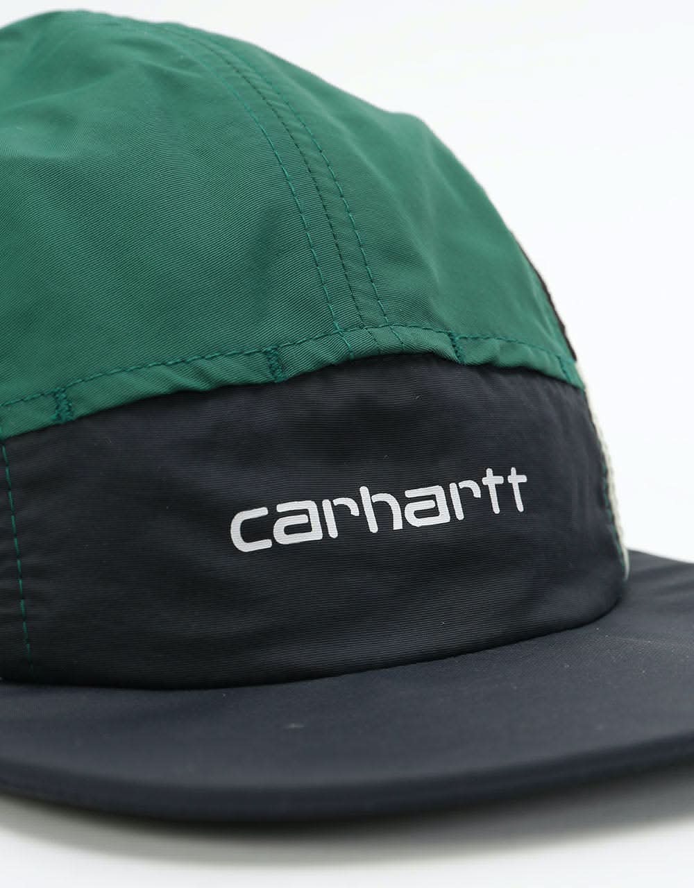 Carhartt WIP Barnes 5 Panel Cap - Dark Navy/Dark Fir/Wax