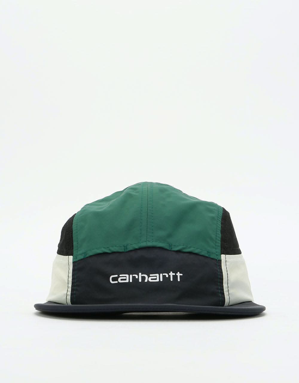 Carhartt WIP Barnes 5 Panel Cap - Dark Navy/Dark Fir/Wax