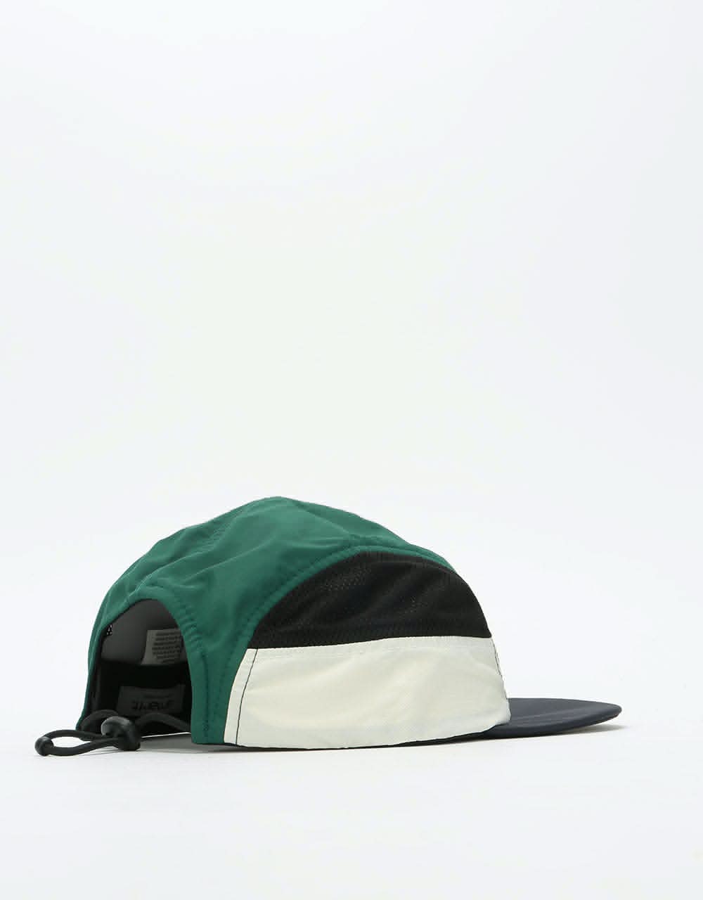 Carhartt WIP Barnes 5 Panel Cap - Dark Navy/Dark Fir/Wax