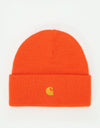 Carhartt WIP Chase Beanie - Pepper/Gold