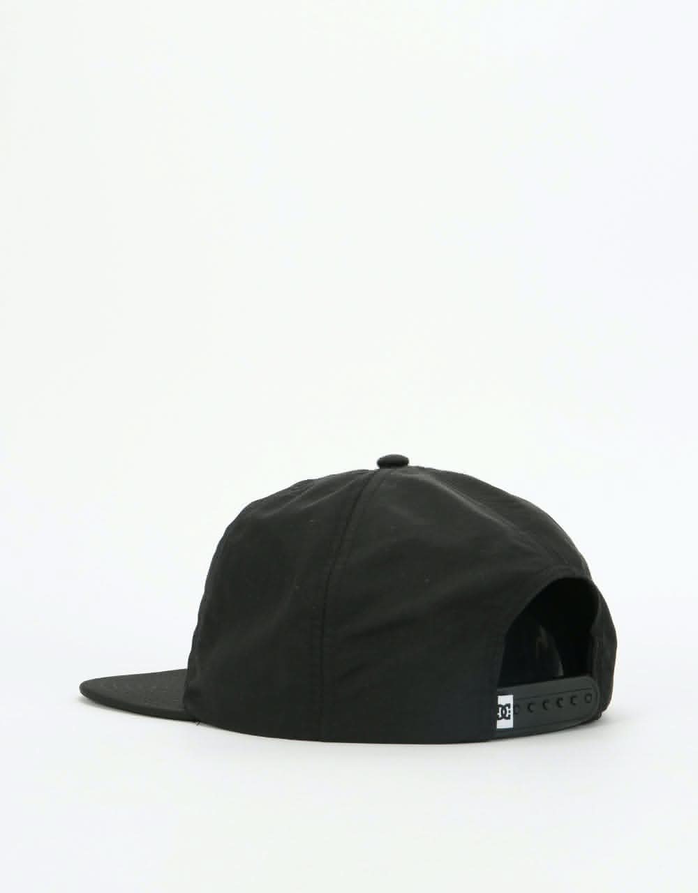 DC Floored Snapback Cap - Black