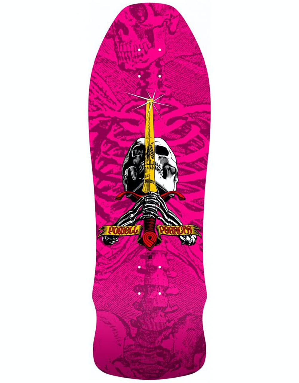 Powell Peralta Geegah Skull & Sword Skateboard Deck - 9.75"