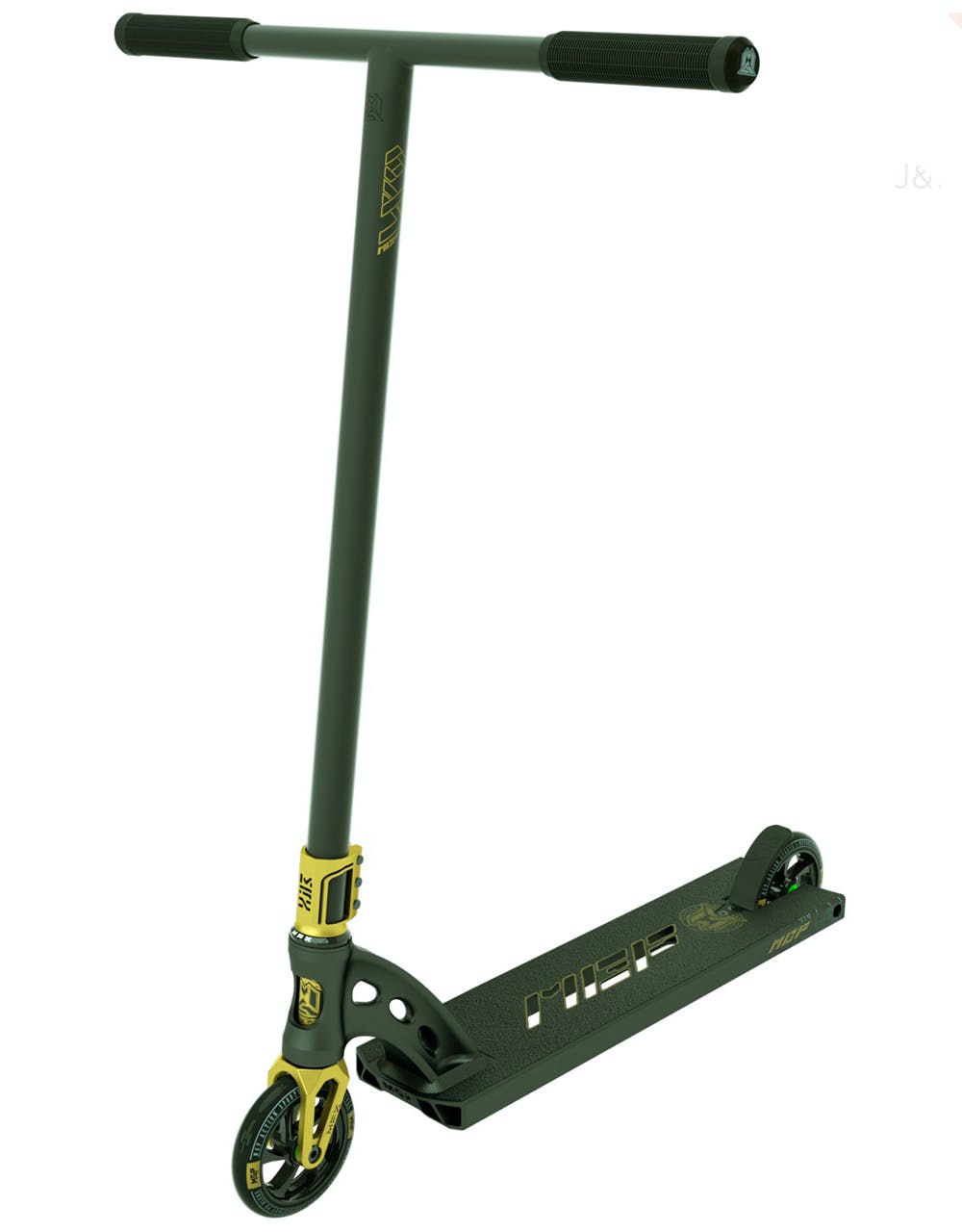 MGP VX 9 Pendulum 5" Complete Scooter - 19.5" Black/Gold