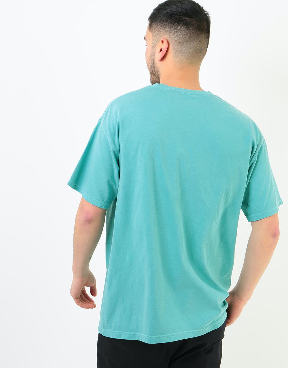 Diamond OG Script Overdye T-Shirt - Turquoise