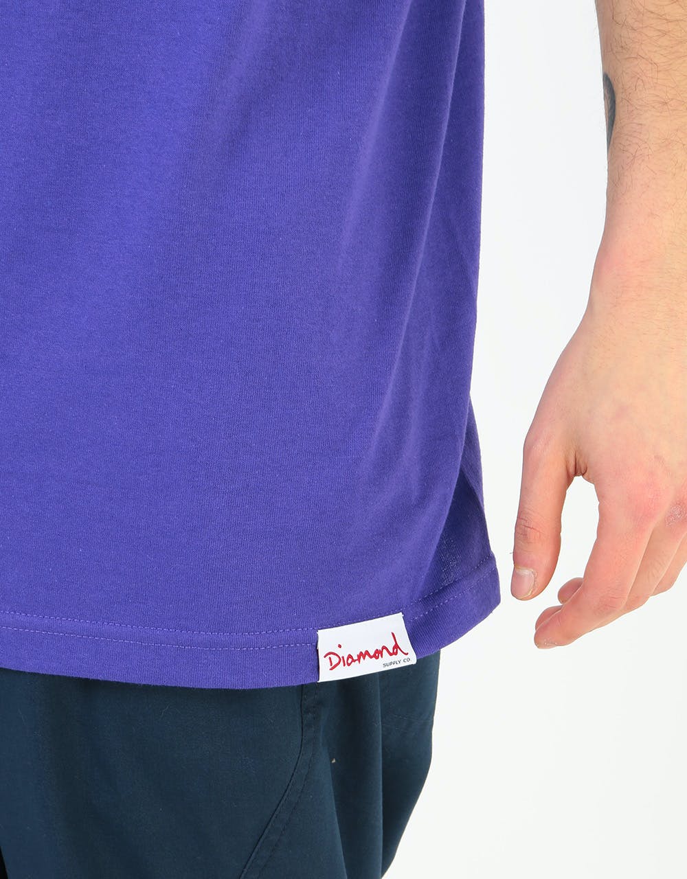 Diamond Colour Box Logo T-Shirt - Purple
