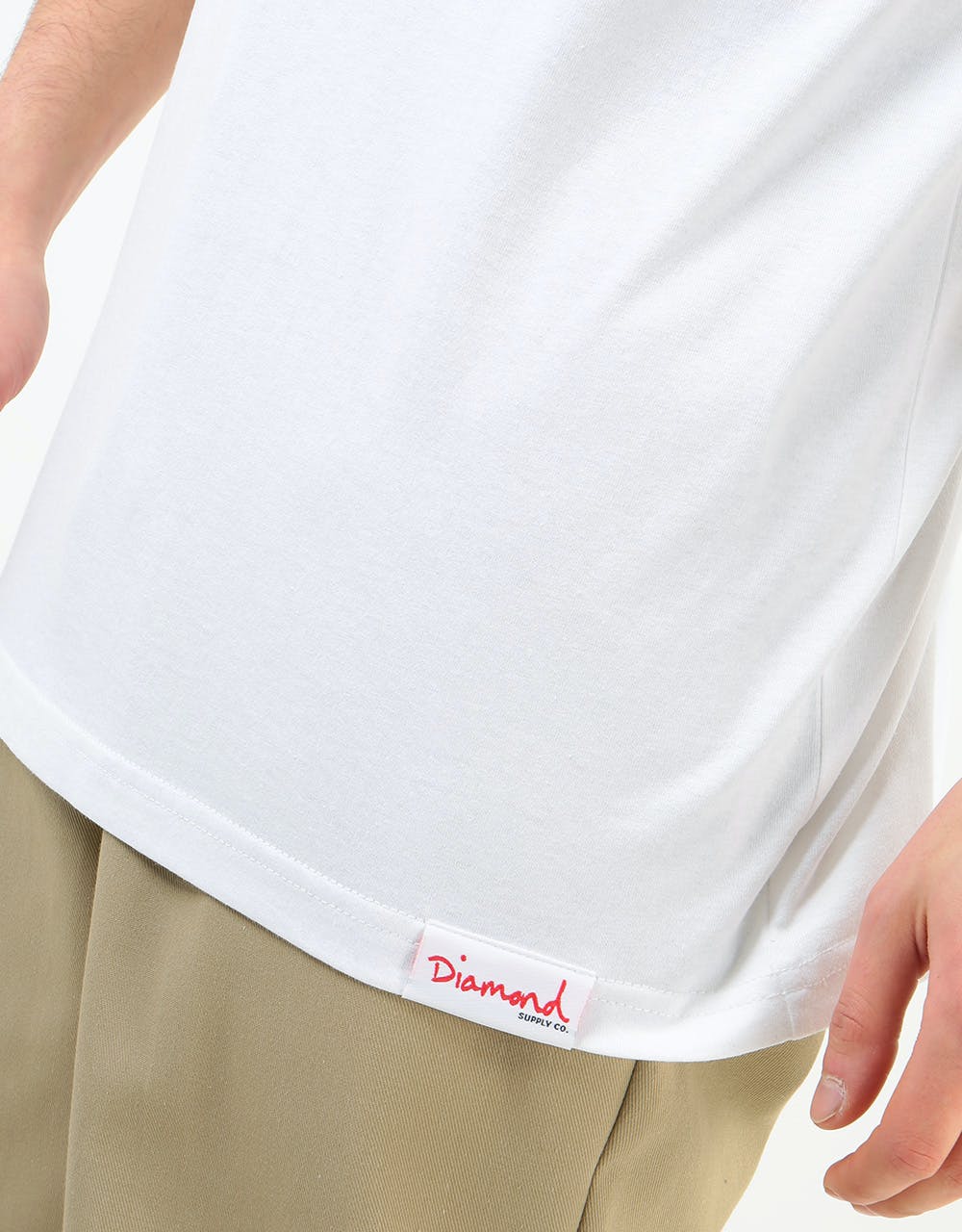 Diamond OG Script T-Shirt - White