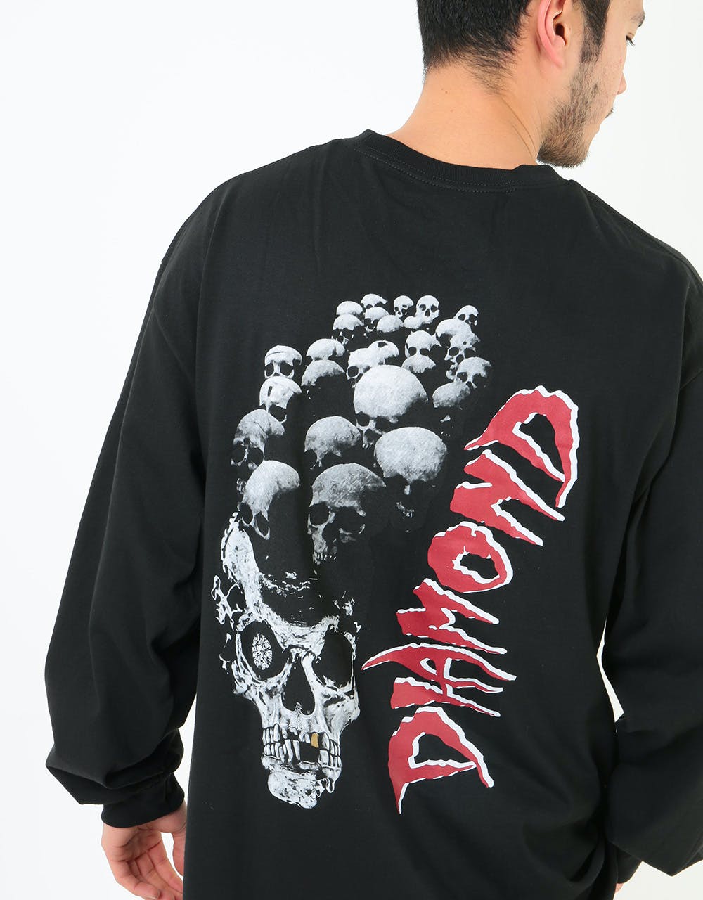 Diamond Burial Ground L/S T-Shirt - Black
