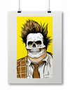 Girl x Sean Cliver Skull of Fame 'Chris Farley' Screenprint Poster