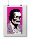 Girl x Sean Cliver Skull of Fame 'Andy Kaufman' Screenprint Poster