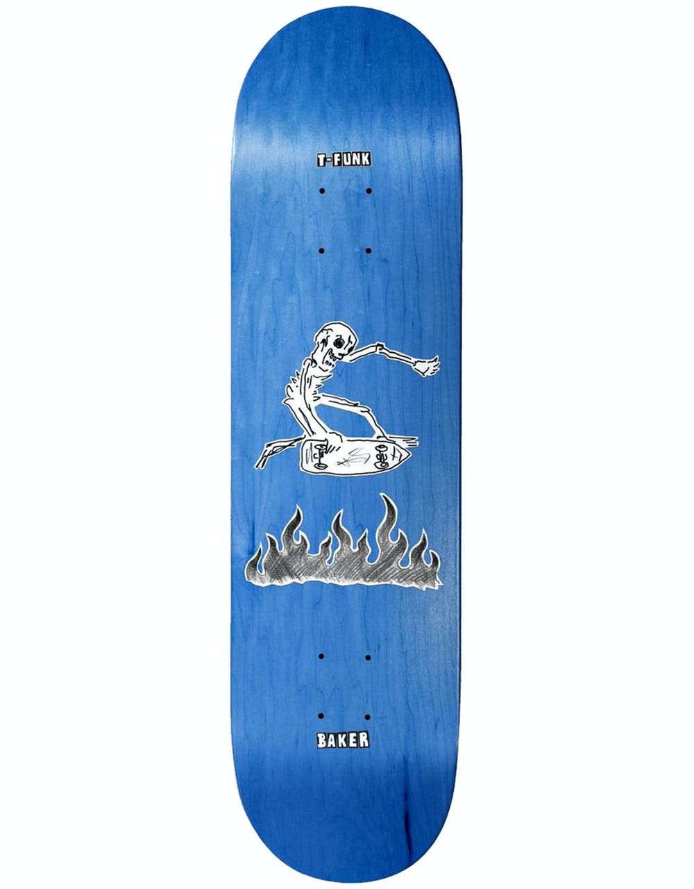 Baker T-Funk Cremation Mayhem Skateboard Deck - 8.38"