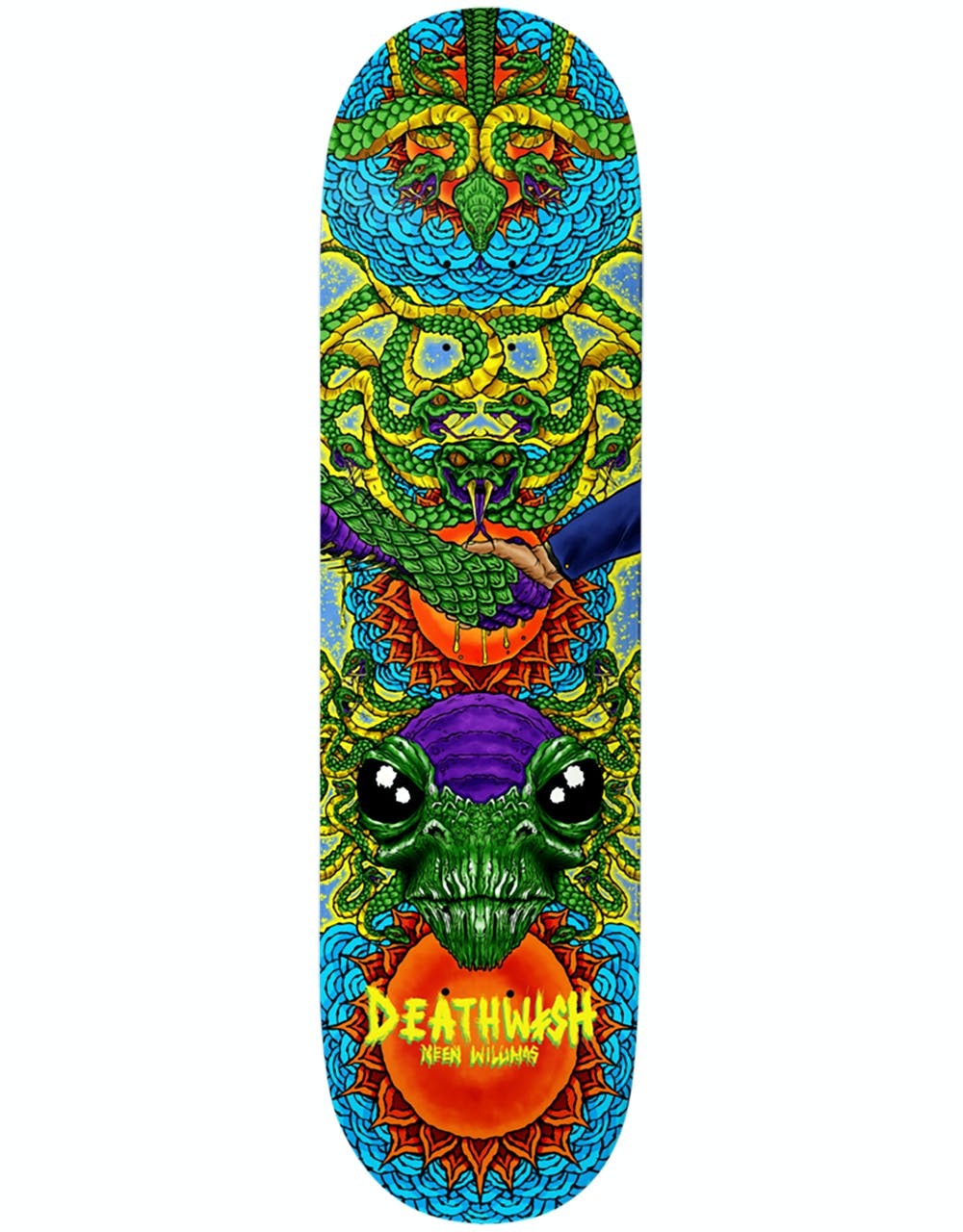 Deathwish Neen Reptilian Heritage Skateboard Deck - 8.125"