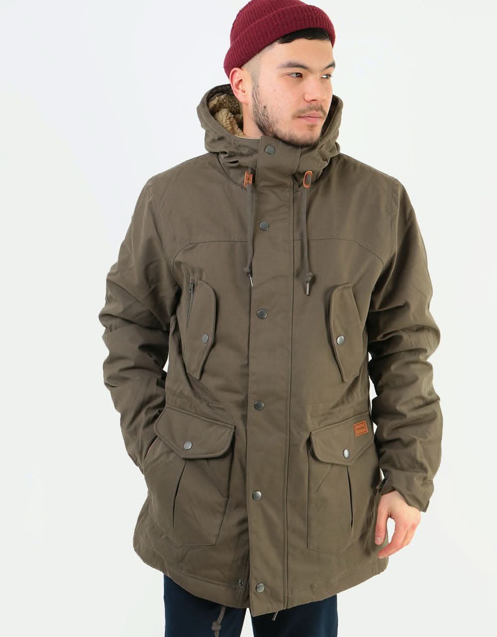 Volcom Starget 5K Parka Jacket - Major Brown