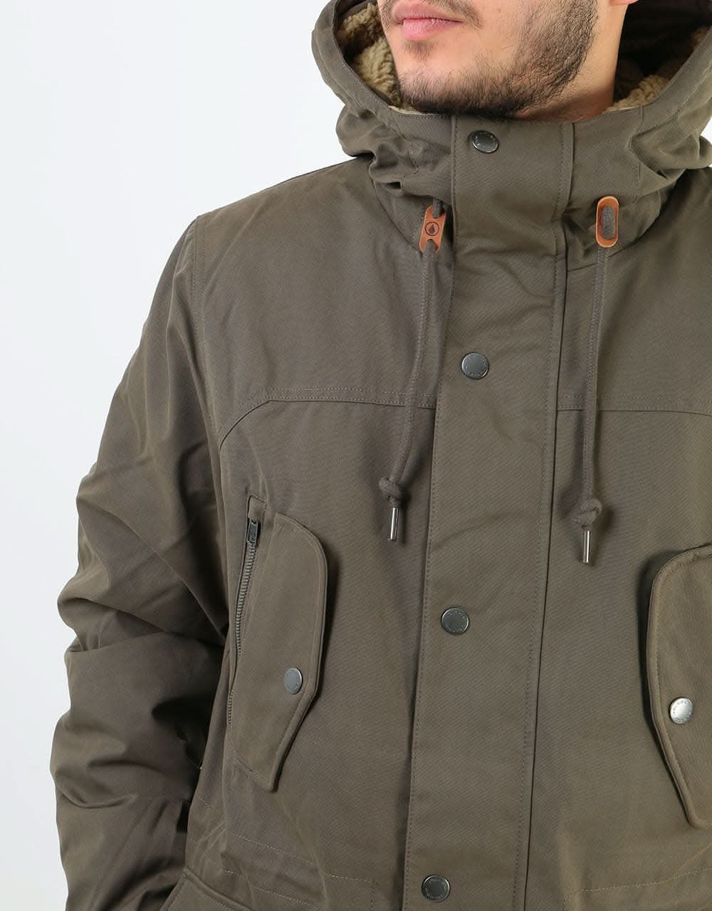 Volcom Starget 5K Parka Jacket - Major Brown