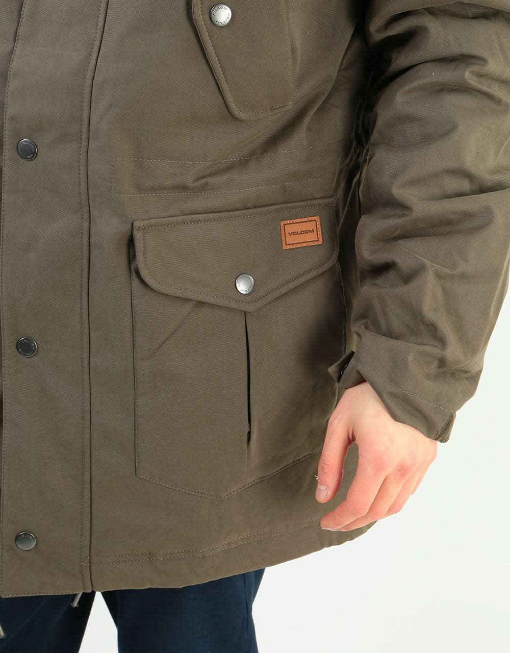 Volcom Starget 5K Parka Jacket - Major Brown