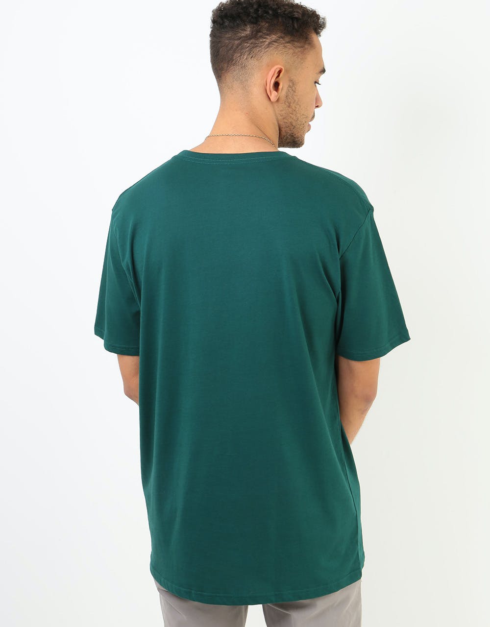 Volcom Crisp Stone Basic T-Shirt - Evergreen