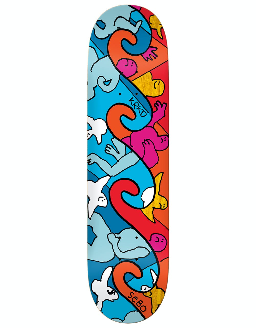 Krooked Sebo Waves Skateboard Deck - 8.25"