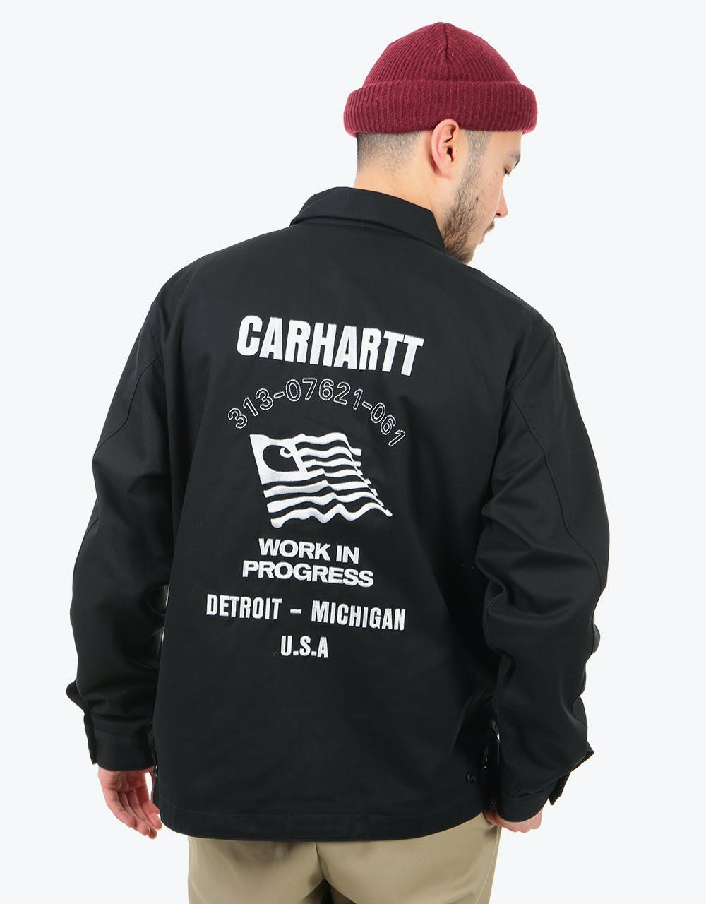 Carhartt WIP Freeway Jacket - Black/Wax