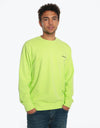 Carhartt WIP Script Embroidery Sweatshirt - Lime/Black