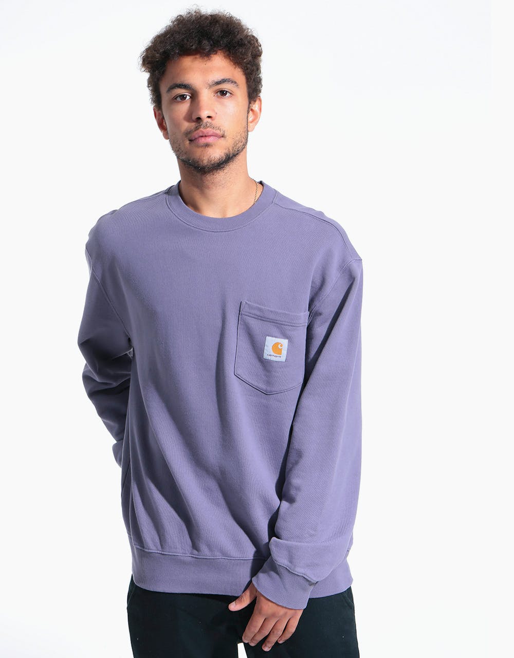 Carhartt WIP Pocket Sweatshirt - Decent Purple