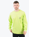 Carhartt WIP L/S Pocket T-Shirt - Lime