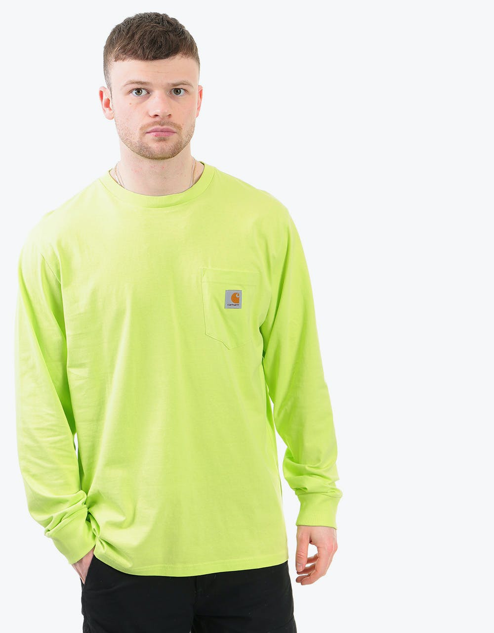 Carhartt WIP L/S Pocket T-Shirt - Lime