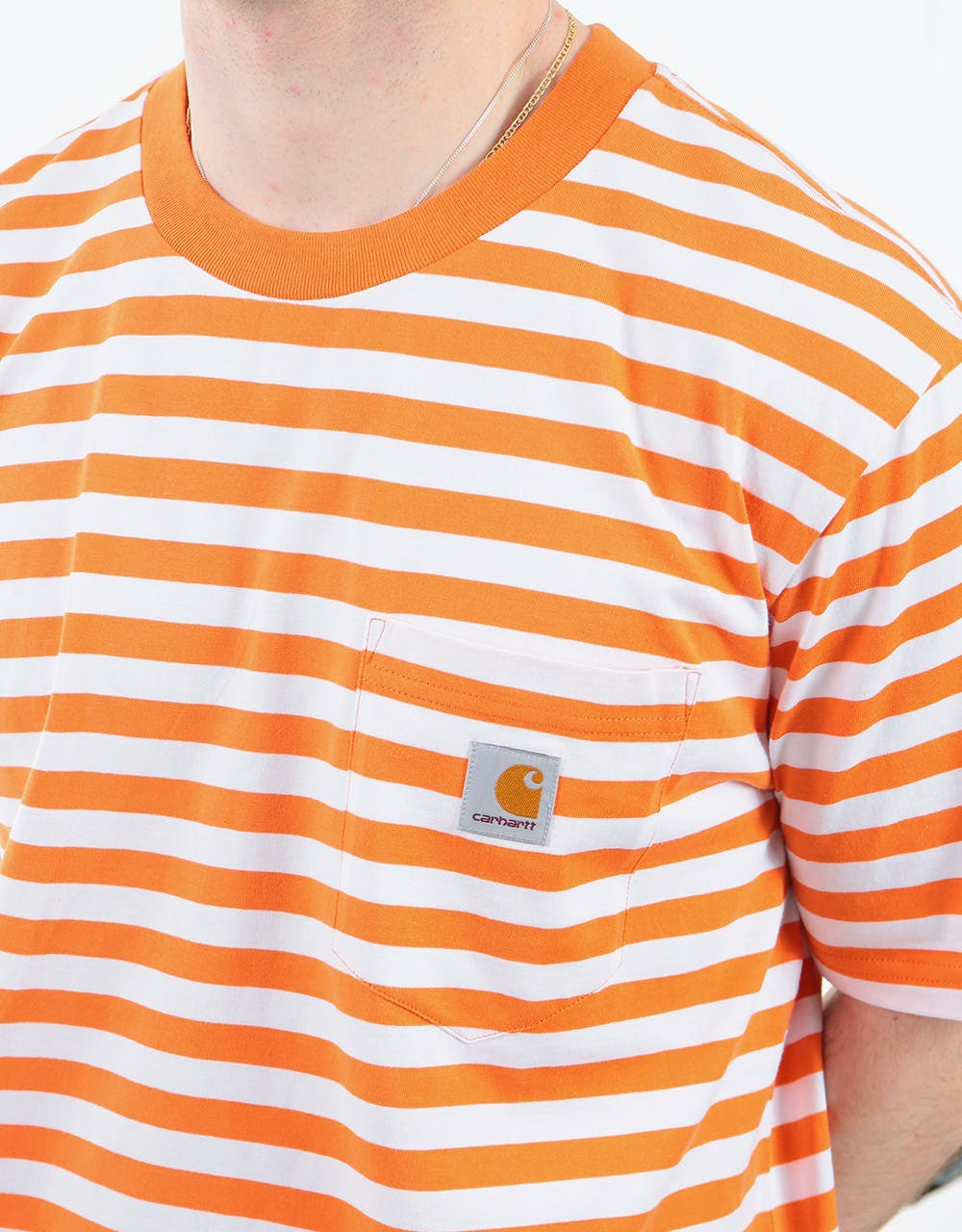 Carhartt WIP S/S Scotty T-Shirt - (Scotty Stripe) Clockwork/White