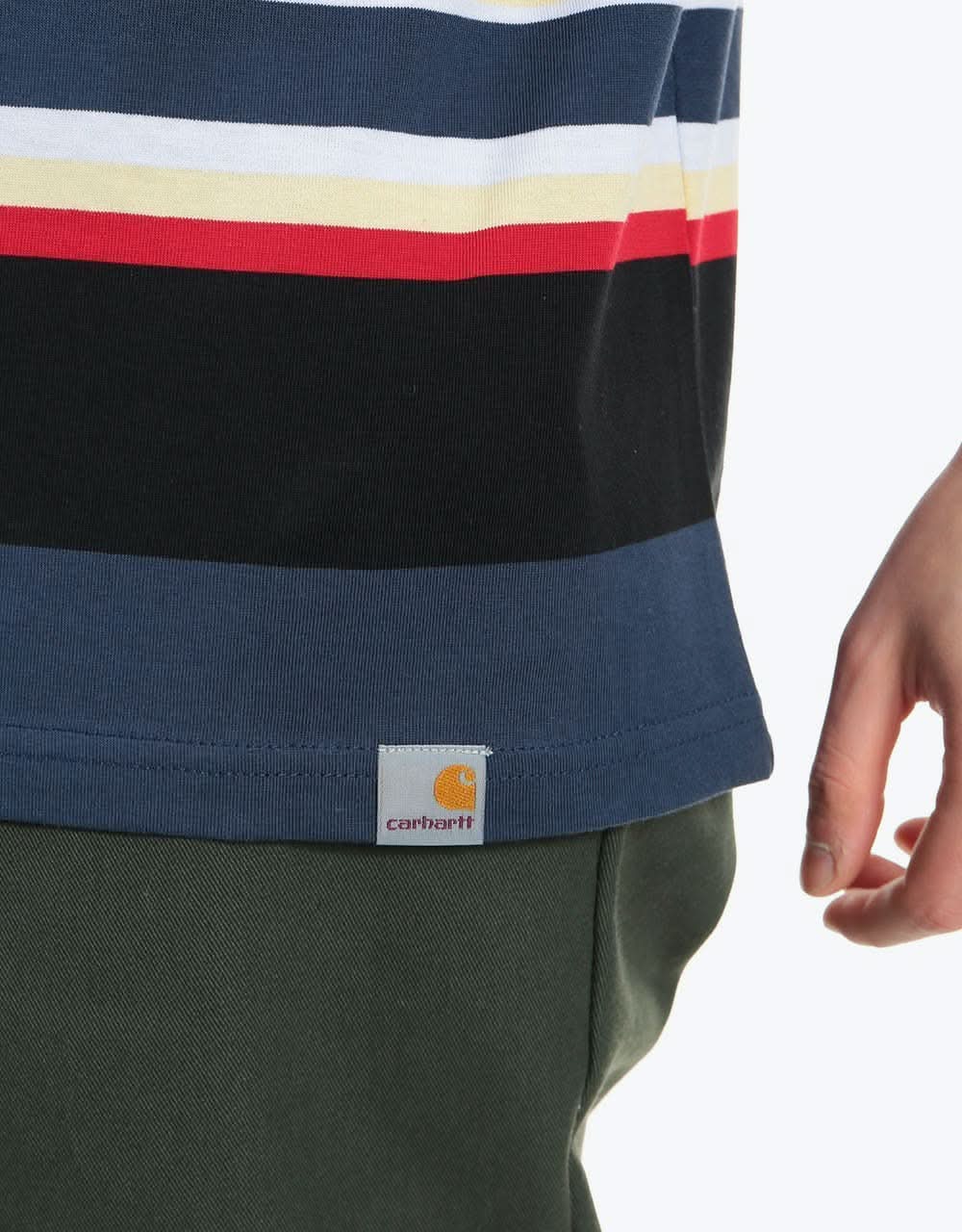 Carhartt WIP S/S Sunder T-Shirt - (Sunder Stripe) Blue/Blue
