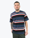 Carhartt WIP S/S Sunder T-Shirt - (Sunder Stripe) Blue/Blue