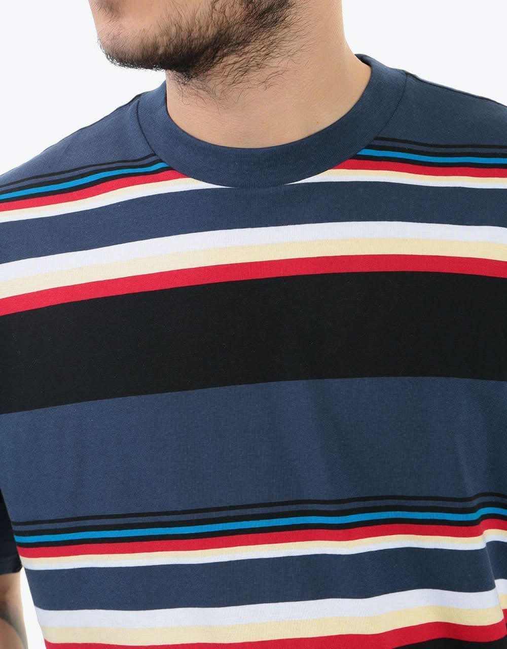 Carhartt WIP S/S Sunder T-Shirt - (Sunder Stripe) Blue/Blue