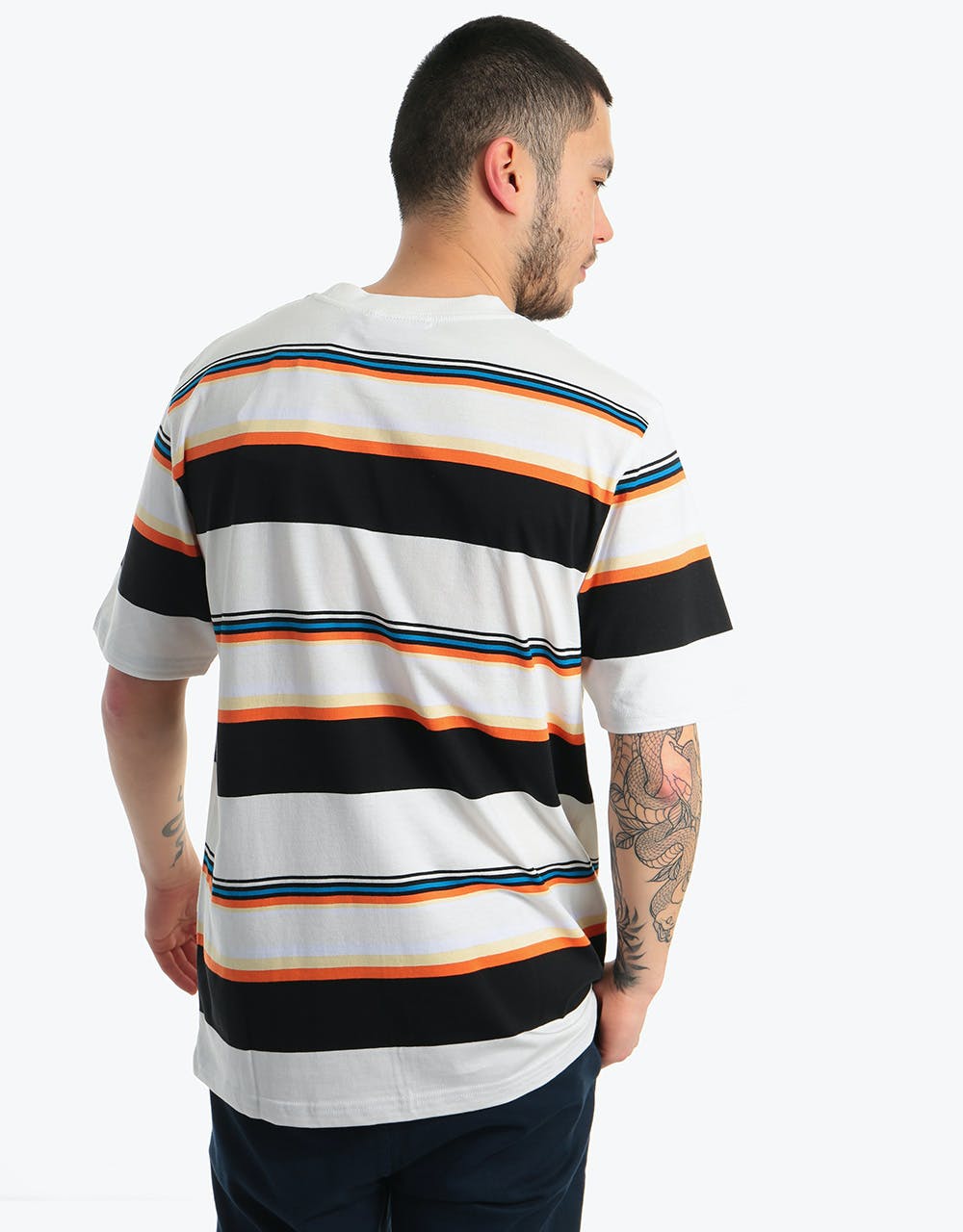 Carhartt WIP S/S Sunder T-Shirt - (Sunder Stripe) Wax/Wax
