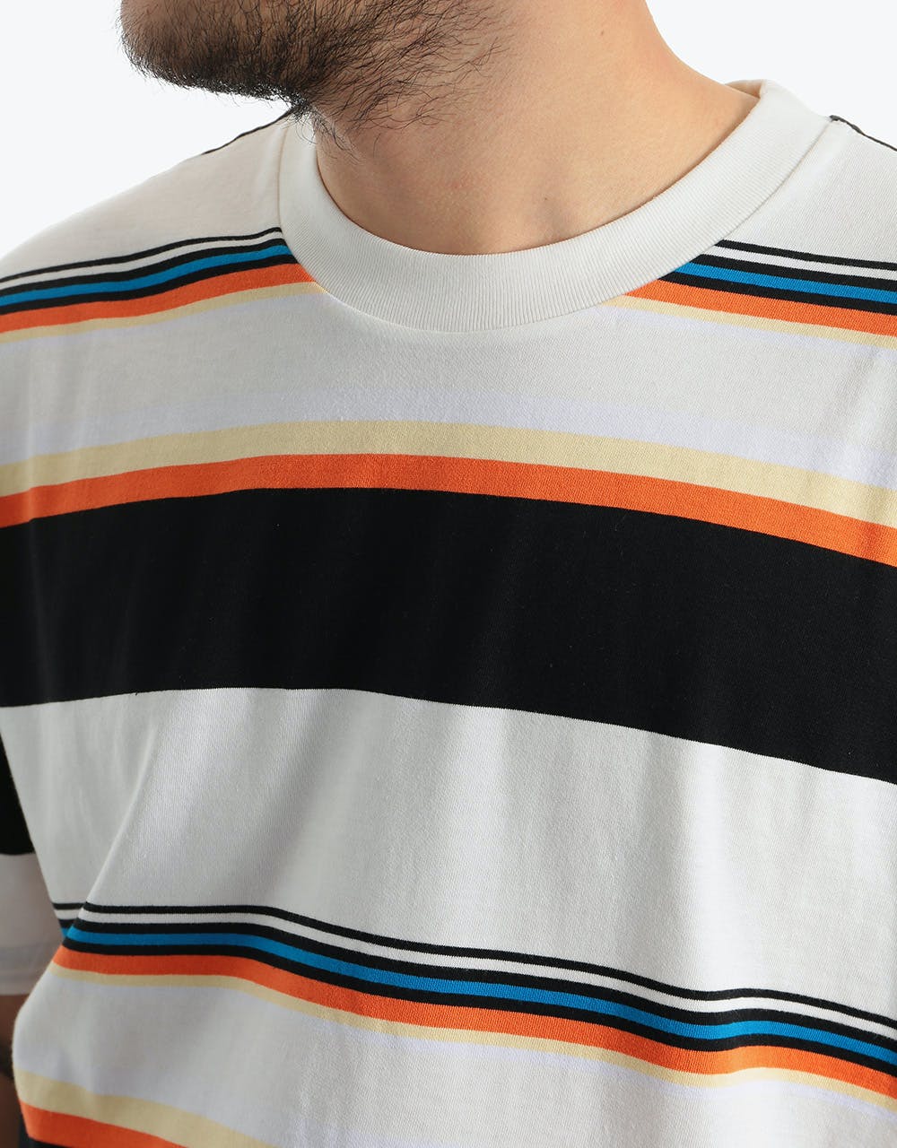 Carhartt WIP S/S Sunder T-Shirt - (Sunder Stripe) Wax/Wax